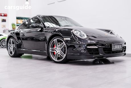 Black 2007 Porsche 911 Coupe Turbo (4Wd)