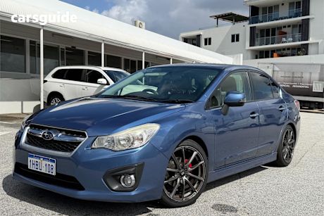 Blue 2013 Subaru Impreza Sedan 2.0I-S (Awd)