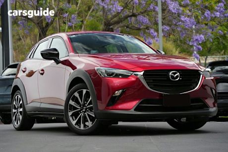 Red 2025 Mazda CX-3 Wagon G20 Evolve