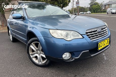 Blue 2007 Subaru Outback Wagon 2.5I