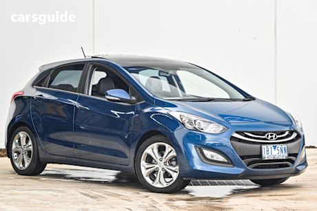 Blue 2013 Hyundai I30 Hatchback Premium
