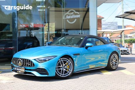 Blue 2022 Mercedes-Benz SL-Class OtherCar SL43