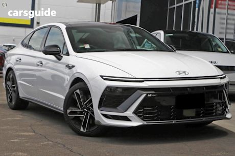 White 2025 Hyundai Sonata Sedan N Line
