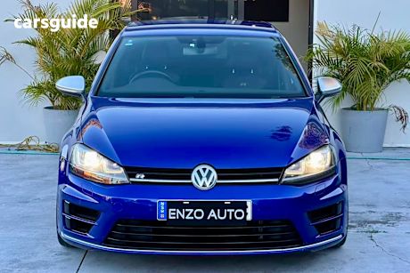 Blue 2015 Volkswagen Golf Hatchback R