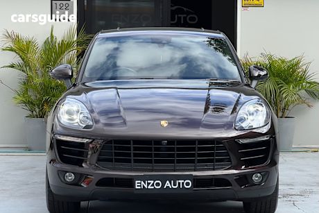Brown 2016 Porsche Macan Wagon S Diesel