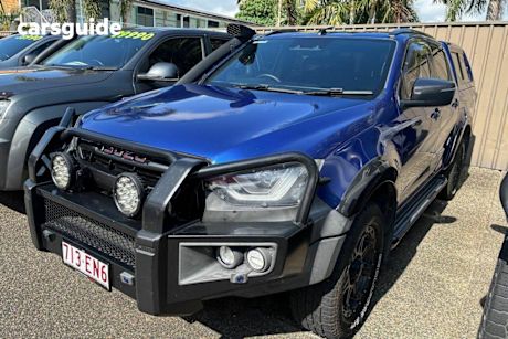 Blue 2022 Isuzu D-MAX Crew Cab Utility X-Terrain (4X4)