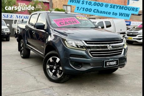 Blue 2018 Holden Colorado Crew Cab Pickup Ls (4X4)