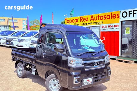 Black 2024 Daihatsu HI-JET Cab Chassis Jumbo Extra