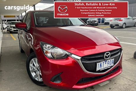 Red 2018 Mazda 2 Hatchback Maxx