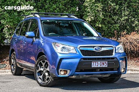 Blue 2015 Subaru Forester Wagon 2.0Xt Premium