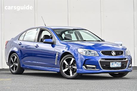 Blue 2017 Holden Commodore Sedan Sv6