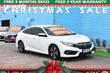 White 2018 Honda Civic Sedan Vti-L