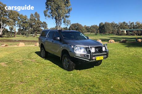 Silver 2017 Mazda BT-50 Dual Cab Utility Xt (4X4)