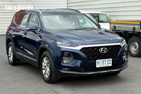 Blue 2018 Hyundai Santa FE Wagon Active Crdi (Awd)