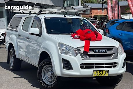 White 2018 Isuzu D-MAX Crew Cab Utility Sx Hi-Ride (4X2)