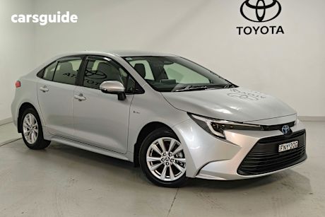 Silver 2025 Toyota Corolla Sedan Ascent Sport Hev