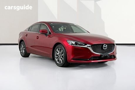 Red 2021 Mazda 6 Sedan Sport