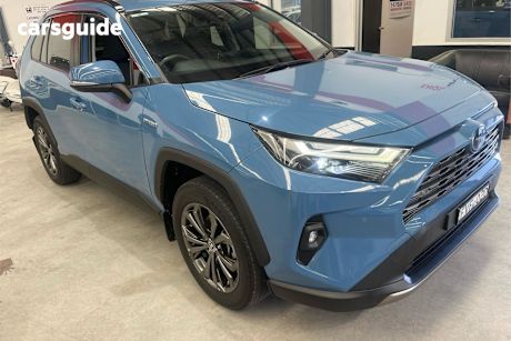 Blue 2022 Toyota RAV4 Wagon Gxl (2Wd) Hybrid