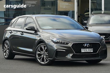 Grey 2023 Hyundai I30 Hatchback N Line Premium