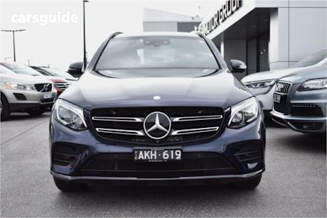 Blue 2017 Mercedes-Benz GLC250 Coupe D