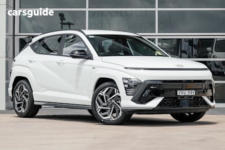 White 2025 Hyundai Kona Wagon N Line