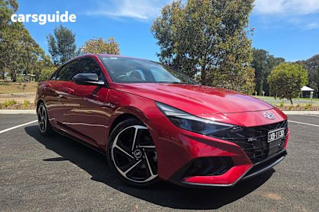 Red 2020 Hyundai I30 Sedan N Line Premium