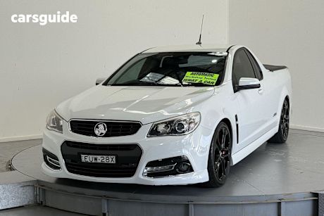 White 2015 Holden UTE Utility Ss-V Redline