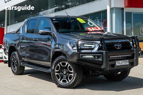 Grey 2021 Toyota Hilux Double Cab Pick Up Sr5 (4X4)