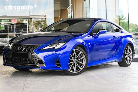 Blue 2019 Lexus RC350 Coupe F Sport