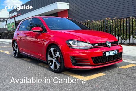 Red 2016 Volkswagen Golf Hatchback Gti