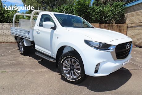 White 2020 Mazda BT-50 Cab Chassis Xt (4X4)
