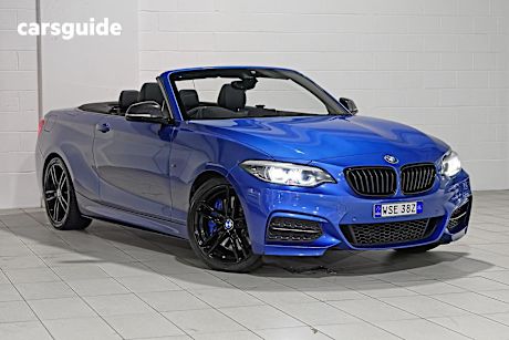 Blue 2018 BMW M240I Convertible
