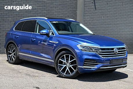 Blue 2019 Volkswagen Touareg Wagon Launch Edition