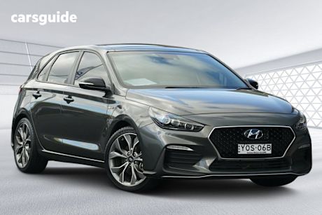 Grey 2023 Hyundai I30 Hatchback N Line Premium