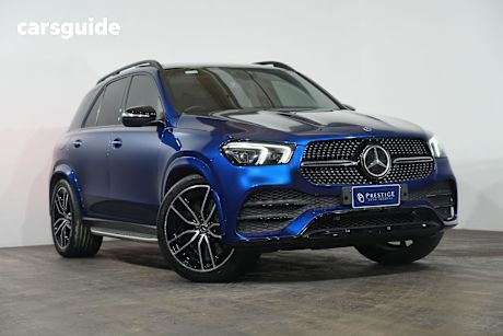 Blue 2019 Mercedes-Benz GLE450 Wagon 4Matic