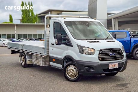 White 2018 Ford Transit Cab Chassis 470E
