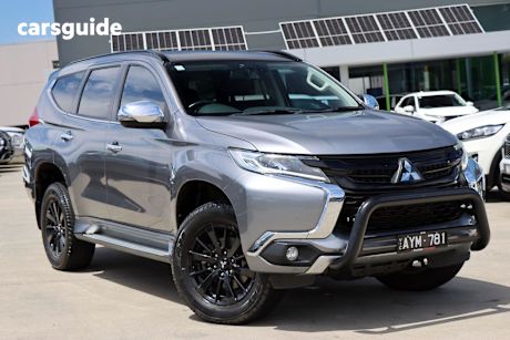 Grey 2019 Mitsubishi Pajero Sport Wagon Black Edition (4X4) 7 Seat