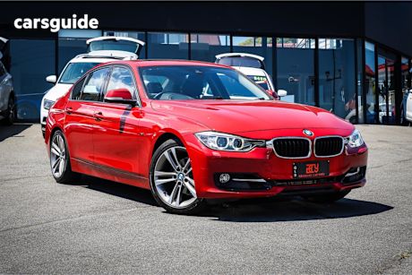 Red 2014 BMW 320I Sedan High Line
