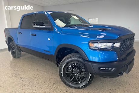 Blue 2025 Ram 1500 Crew Cab Utility Rebel Hurricane