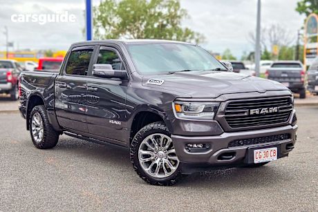 Grey 2022 Ram 1500 Crew Cab Utility Laramie (Hybrid)