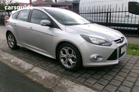 Silver 2013 Ford Focus Hatchback Sport