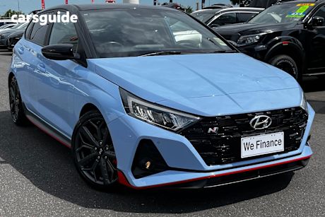 Blue 2024 Hyundai I20 Hatchback N