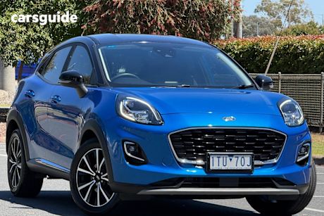 Blue 2021 Ford Puma Hatchback