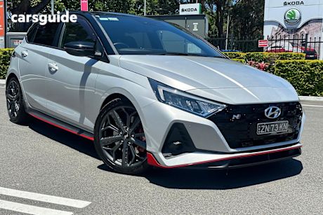 Silver 2023 Hyundai I20 Hatchback N