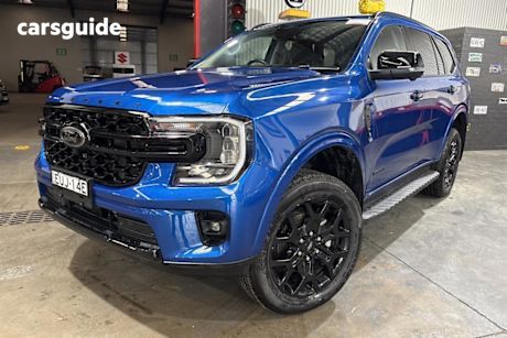 Blue 2022 Ford Everest Wagon Sport (4X4)