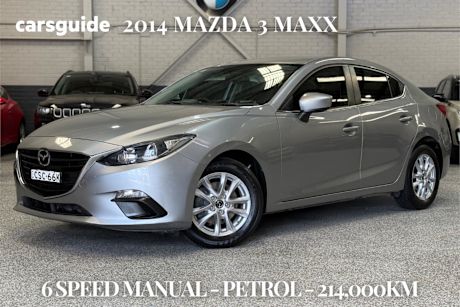 Grey 2014 Mazda 3 Sedan Maxx