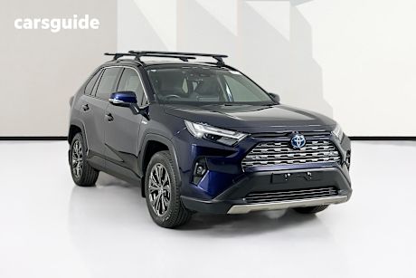 Blue 2022 Toyota RAV4 Wagon Gxl (2Wd) Hybrid