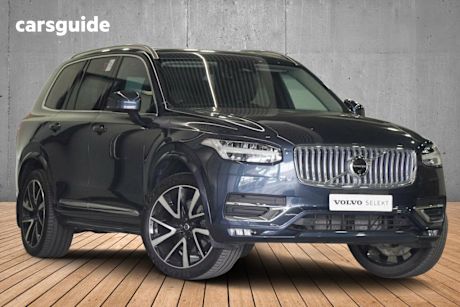 Blue 2024 Volvo XC90 Wagon Ultra B6 Bright Mhev