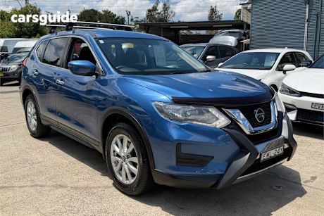 Blue 2021 Nissan X-Trail Wagon St (4Wd)
