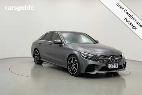 Grey 2021 Mercedes-Benz C300 Sedan